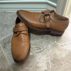 Men's Tan Leather Dress Shoes